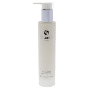 Rosewater and Chamomile Cream Cleanser by Olivanna for Women - 3.4 oz Cleanser